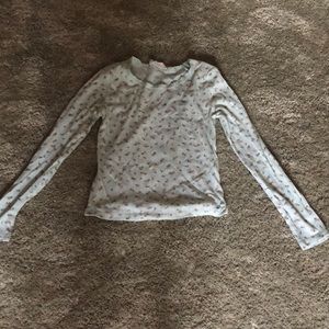 pink rose green floral shirt